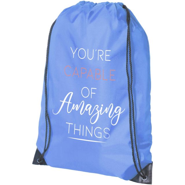 Oriole personalised drawstring bag -Premium, 5L