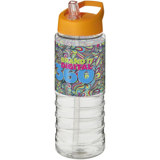H2O Active® Treble 750 ml spout lid sport bottle