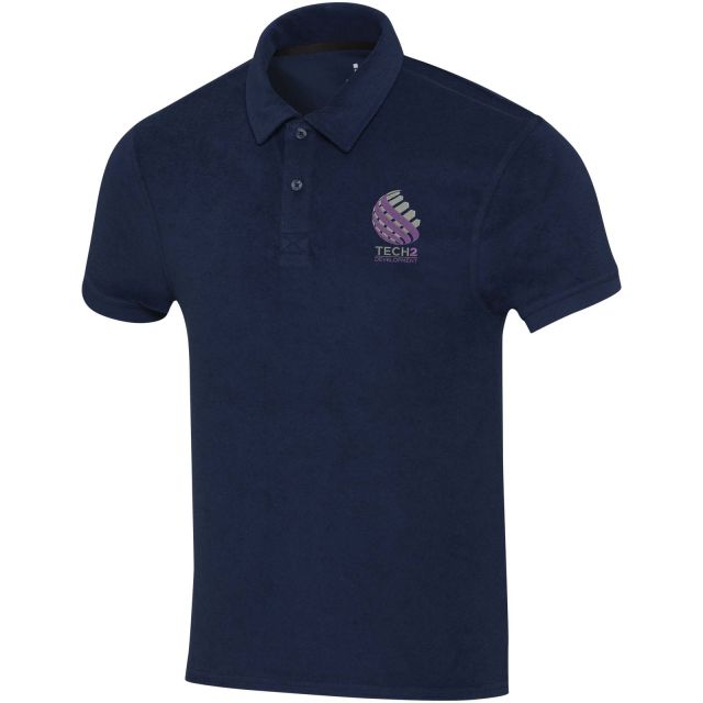 Akoya 230 g/m² GRS recycled terry unisex polo
