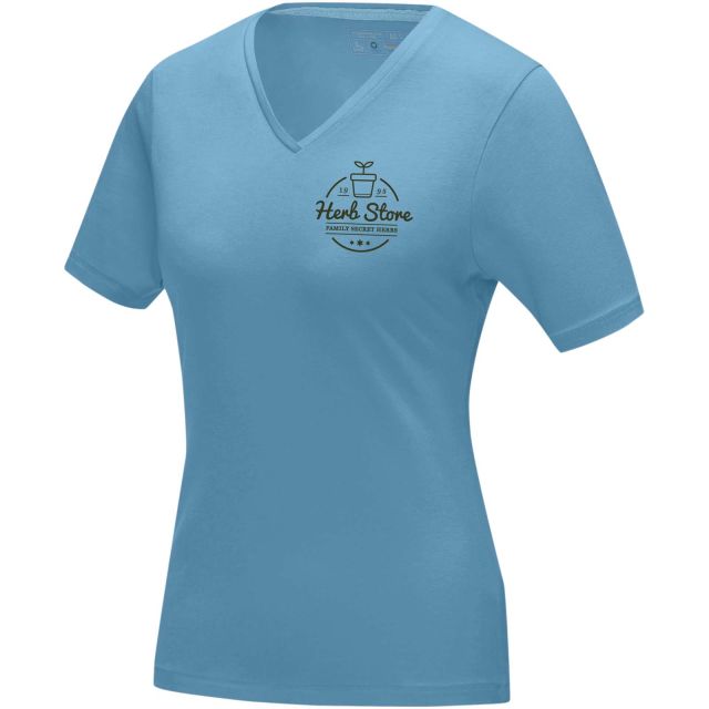 Kawartha short sleeve women's organic v-neck t-shirt