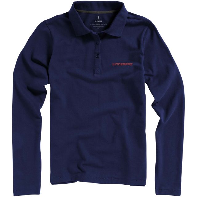Oakville long sleeve women's polo