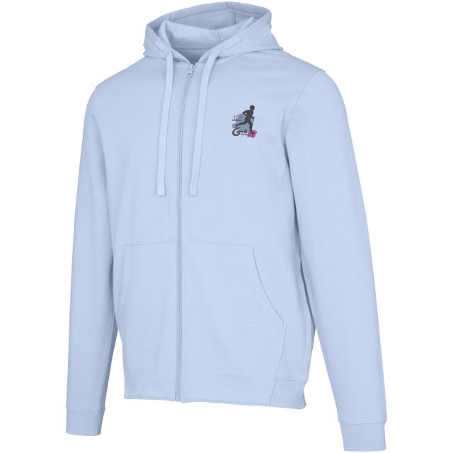 Jasper 280 g/m² OCS organic recycled unisex full zip hoodie