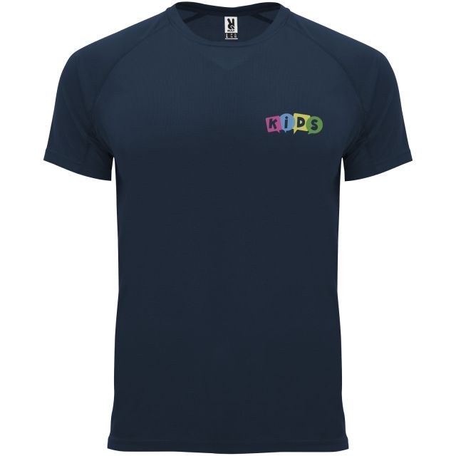 Bahrain 135 g/m2 short sleeve kids sports t-shirt