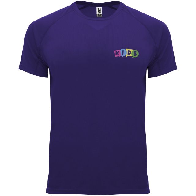 Bahrain 135 g/m2 short sleeve kids sports t-shirt