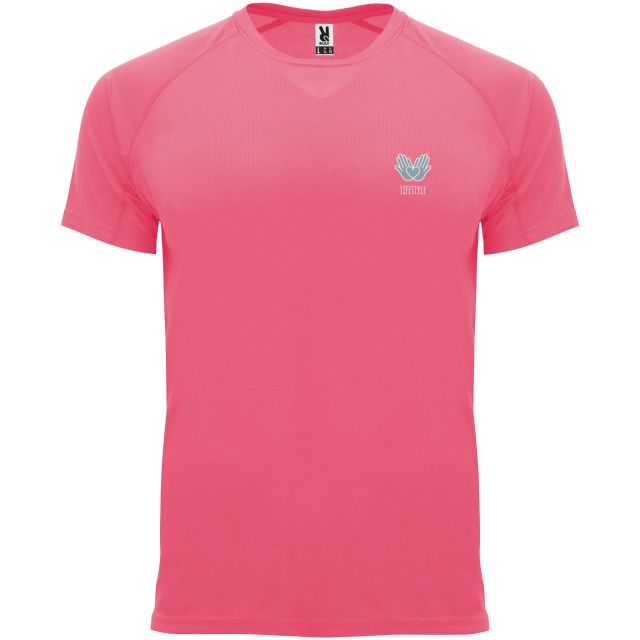 Bahrain 135 g/m2 short sleeve kids sports t-shirt