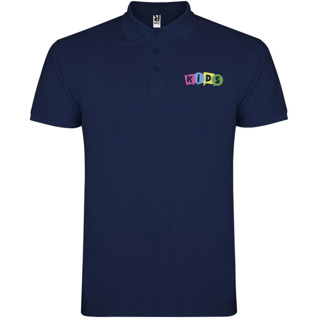 Star 200 g/m² short sleeve kids polo