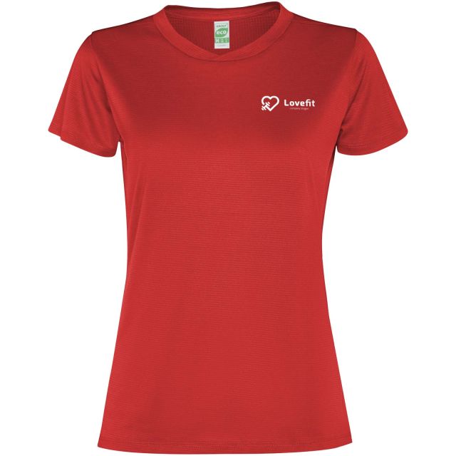 Slam 100 g/m² short sleeve women's sports t-shirt