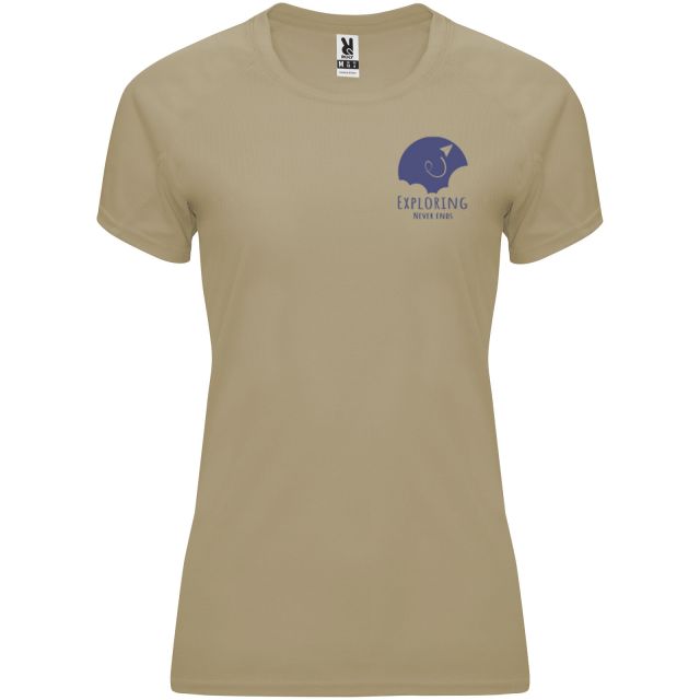 Bahrain 135 g/m2 short sleeve women's sports t-shirt