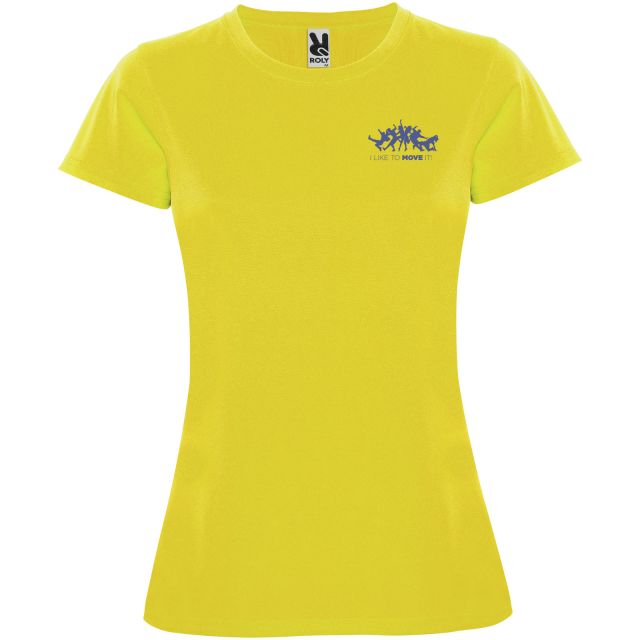 Montecarlo 150 g/m² short sleeve women's sports t-shirt