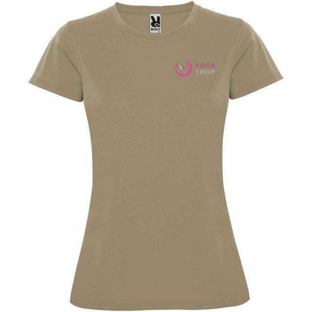 Montecarlo 150 g/m² short sleeve women's sports t-shirt