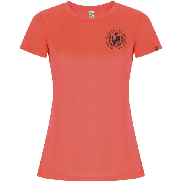 Imola 135 g/m² short sleeve women's sports t-shirt