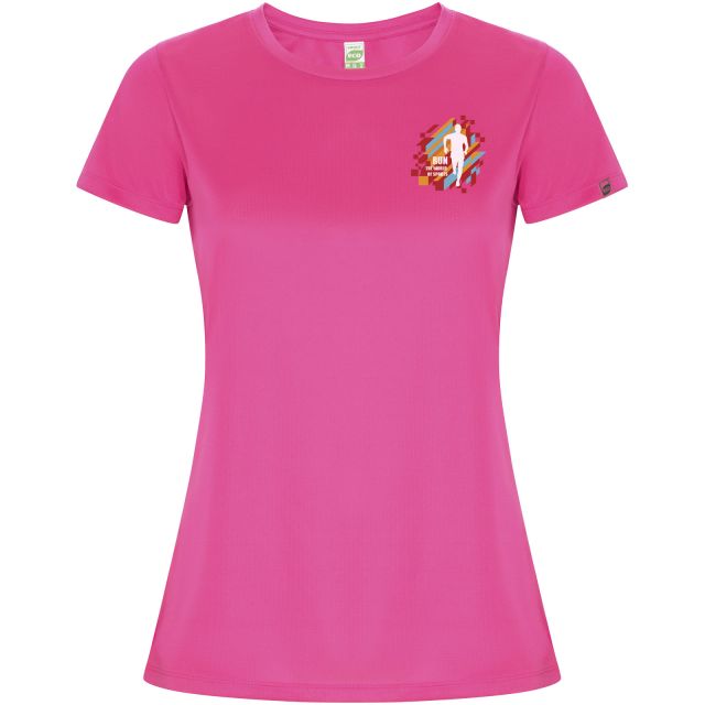 Imola 135 g/m² short sleeve women's sports t-shirt