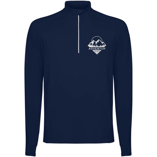 Estambul 200 g/m² long sleeve men's half zip sweatshirt