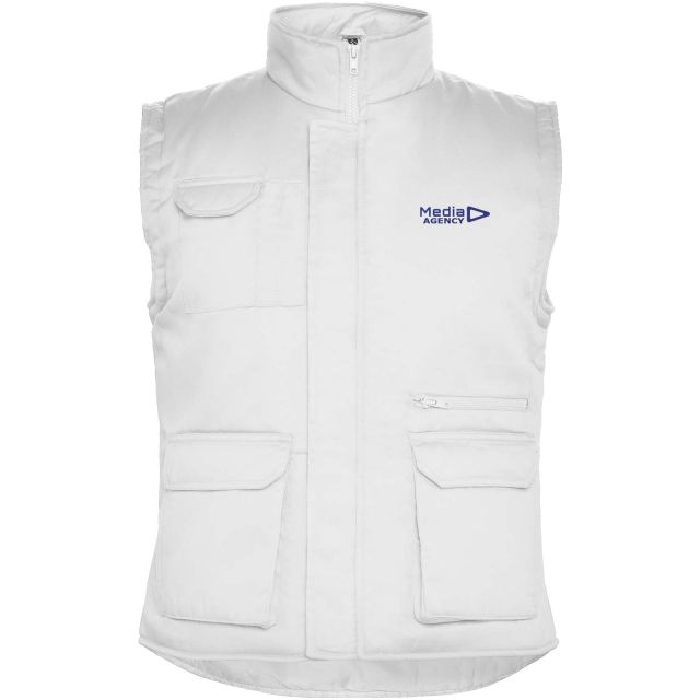 Almanzor multi-purpose workwear bodywarmer with high neck