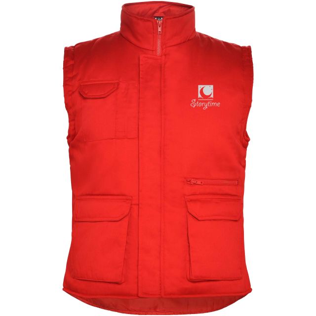 Almanzor multi-purpose workwear bodywarmer with high neck