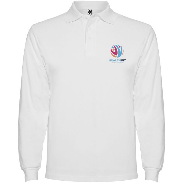 Estrella 220 g/m² long sleeve men's polo