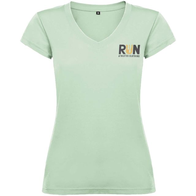 Victoria 155 g/m² short sleeve women's v-neck t-shirt