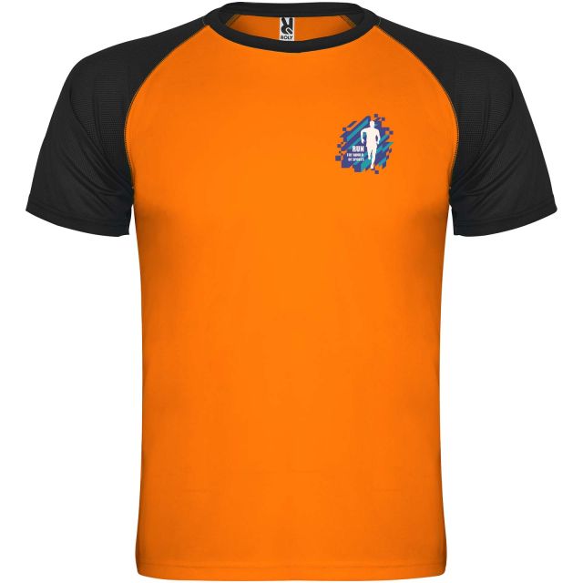 Indianapolis 140 g/m² short sleeve unisex sports t-shirt