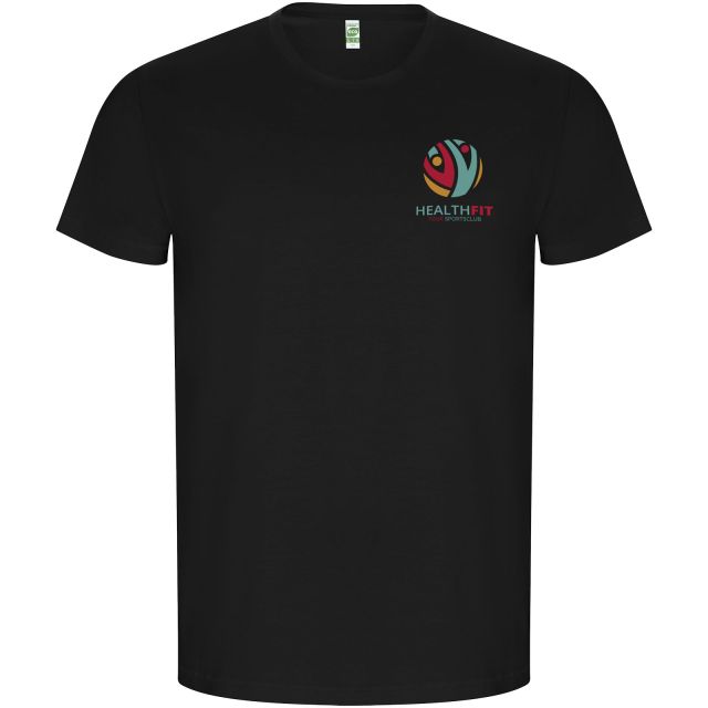 Golden short sleeve men's t-shirt