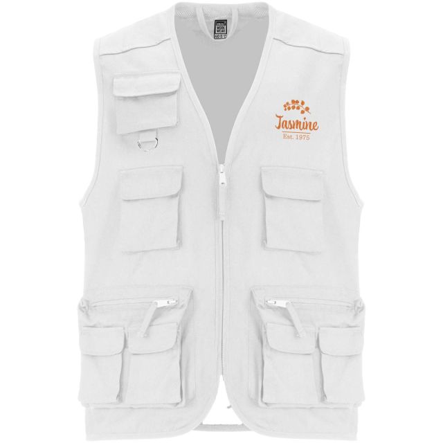 Venera 200 g/m2 v-neck multi-pocket workwear vest