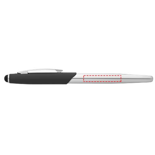 Print position rollerball pen barrel