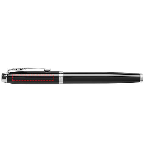Print position rollerball pen cap