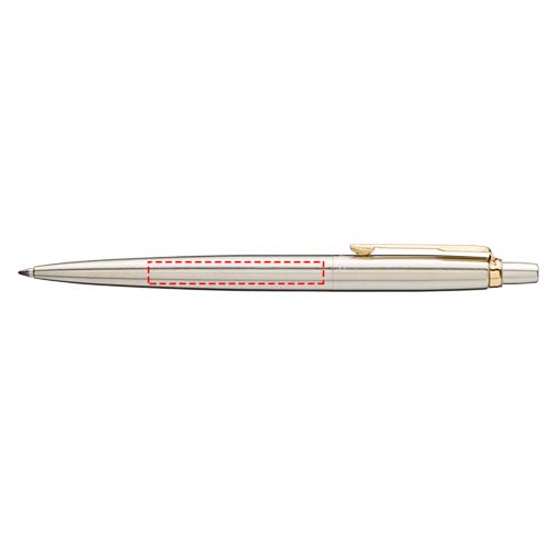 Print position ballpoint pen barrel