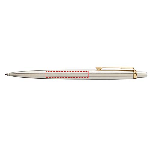 Print position ballpoint pen barrel