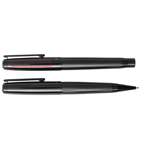 Print position rollerball pen cap