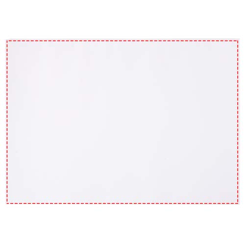 Print position Front of Sheets (Landscape Glue Bottom)