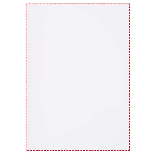 Print position Back of Sheets (portrait glue top)